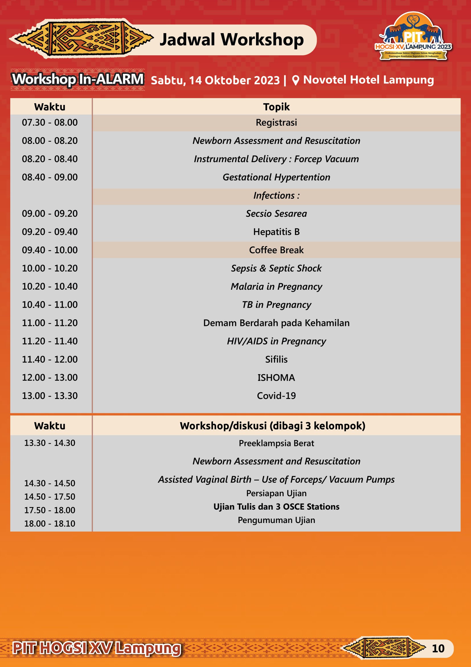 Second Announcement HOGSI XV Lampung REV FINAL 31 08-11